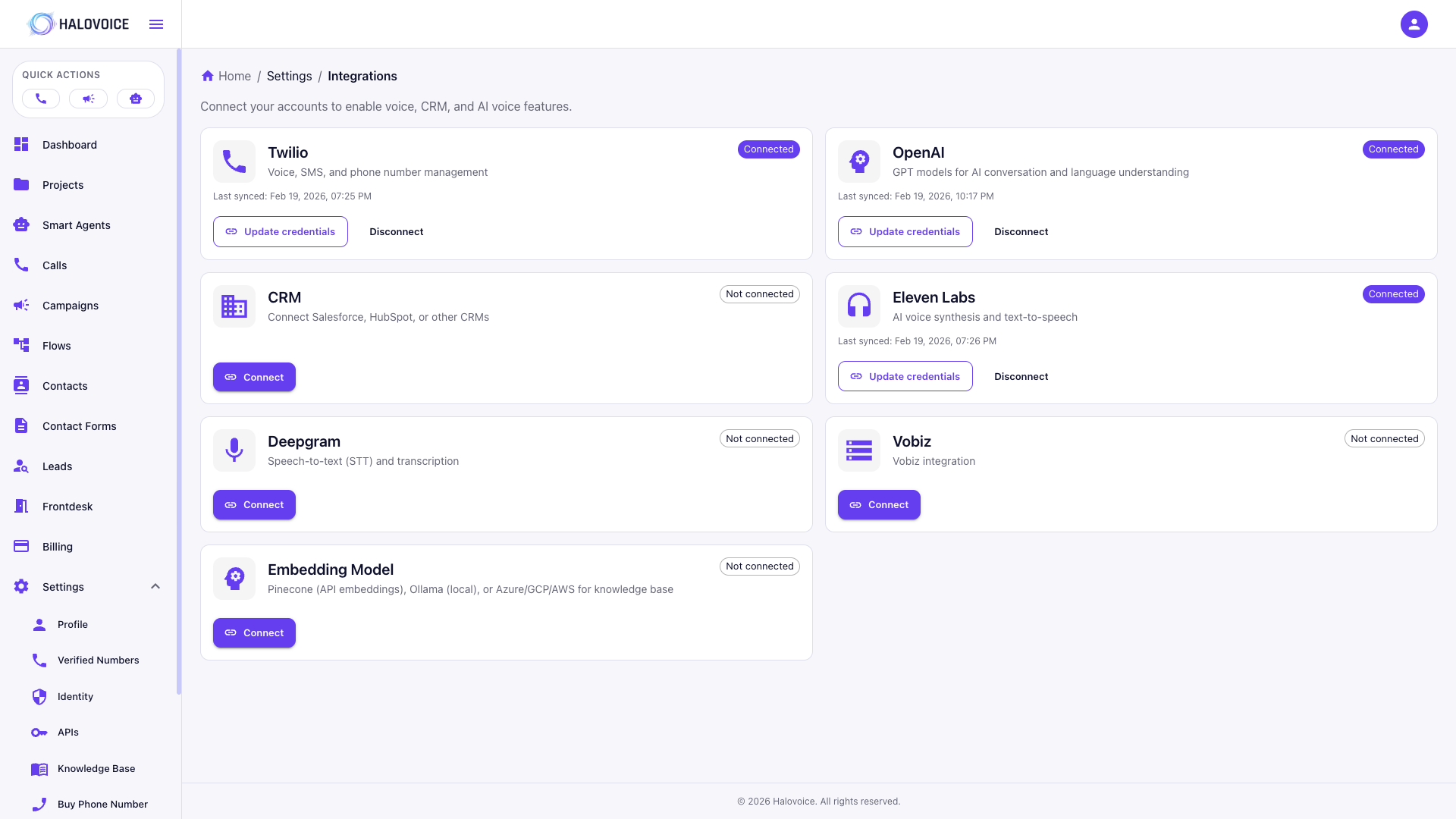 Integrations & API